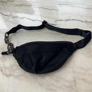 ALEXANDER WANG Primal Fanny Pack in Black Nylon